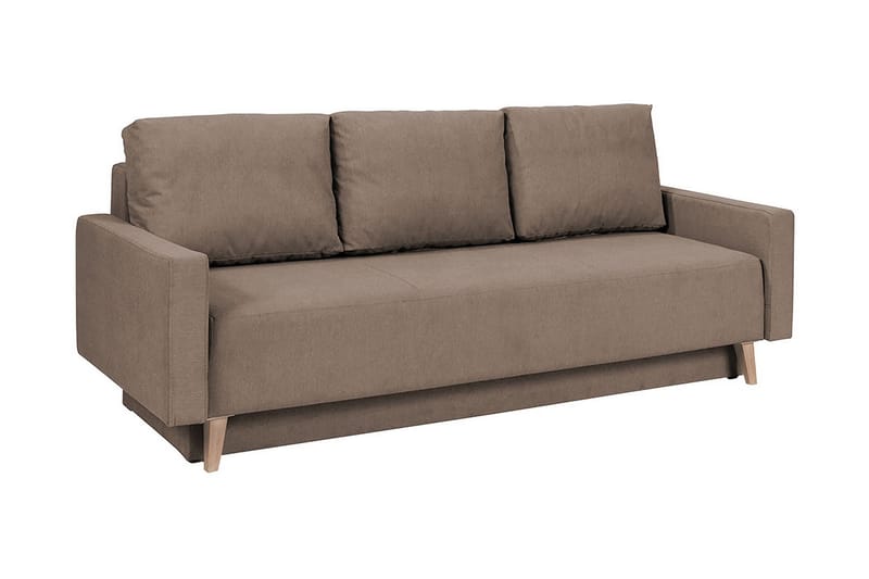 Oviedo Bäddsoffa 215x95x86 cm - Rosa - Bäddsoffa - Bäddsoffa 3 sits