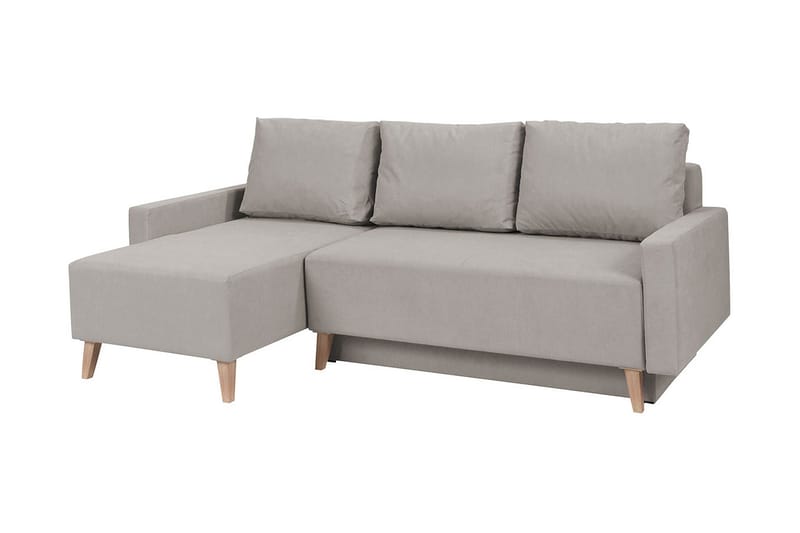 Oviedo Divanbäddsoffa 225x140x88 cm, Grå