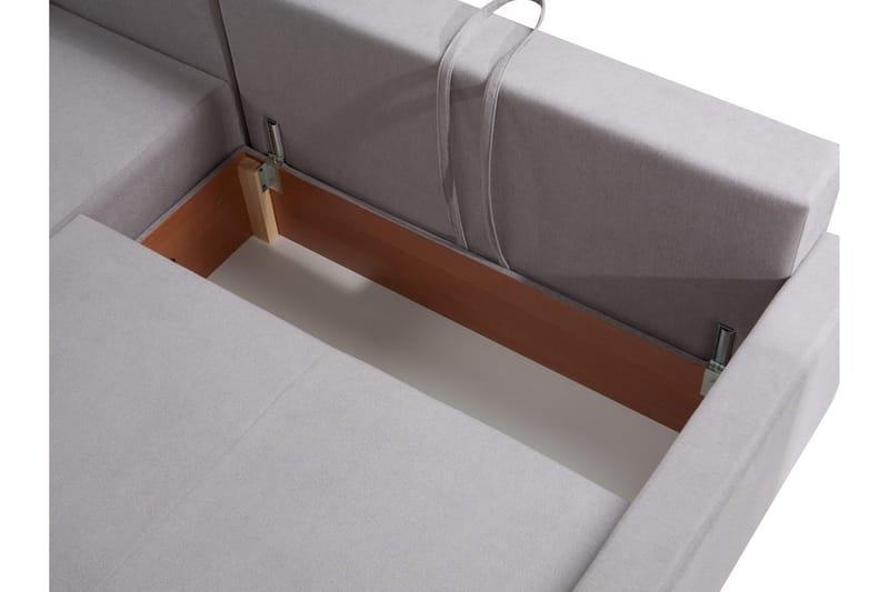 Oviedo Divanbäddsoffa 225x140x88 cm - Grå - Möbler - Soffa - Bäddsoffa