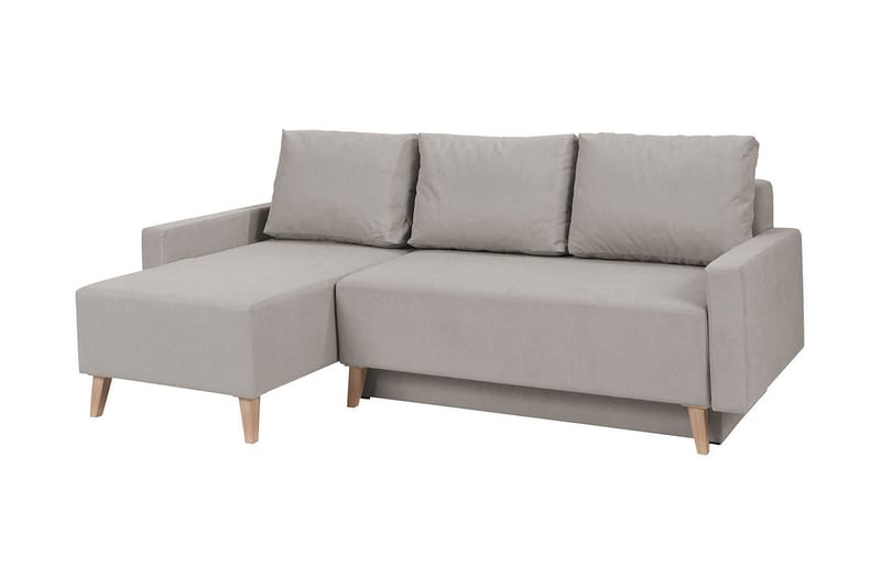 Oviedo Divanbäddsoffa 225x140x88 cm - Grå/Lila - Bäddsoffa - Bäddsoffa divan