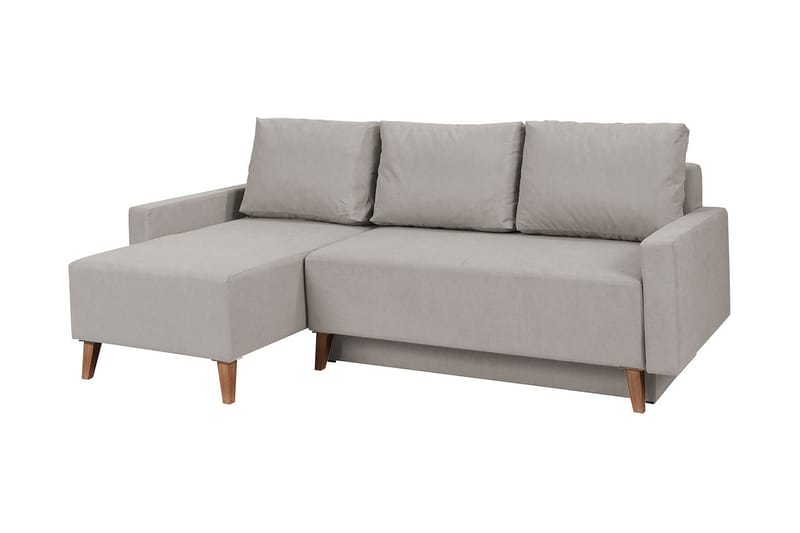 Oviedo Divanbäddsoffa 225x140x88 cm - Grå/Lila - Bäddsoffa - Bäddsoffa divan