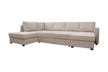 Paris U-Bäddsoffa - Beige - Möbler - Soffa - Bäddsoffa