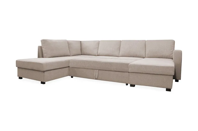 Paris U-Bäddsoffa - Beige - Möbler - Soffa - Bäddsoffa