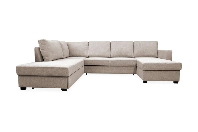 Paris U-Bäddsoffa, Beige