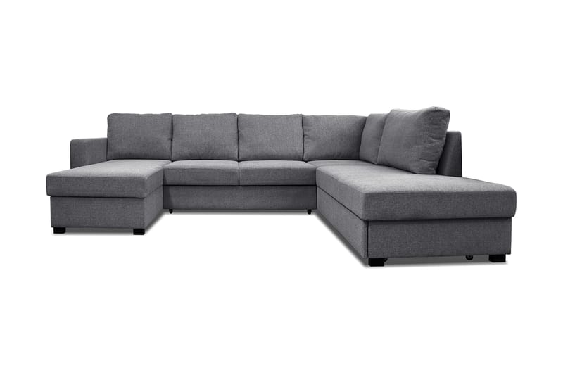 Paris U-Bäddsoffa Höger, Grå