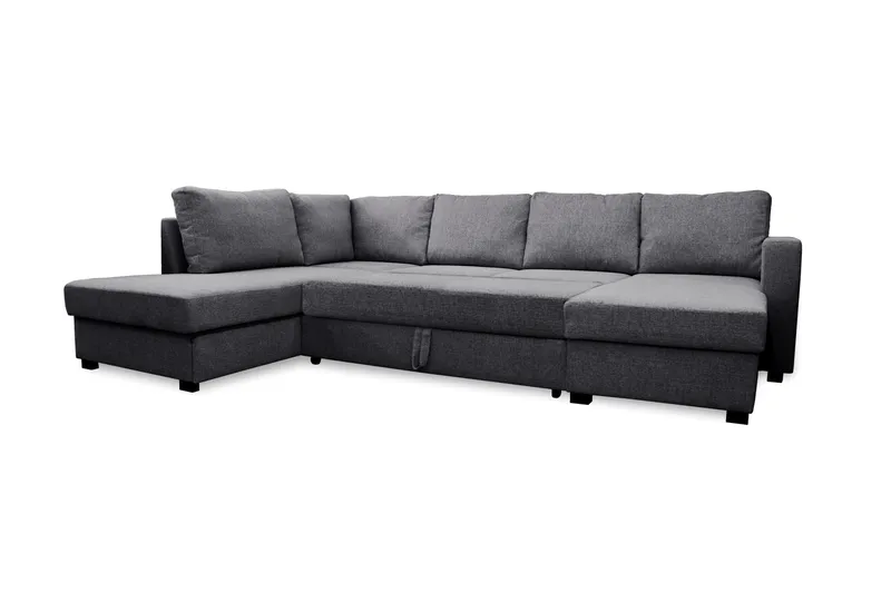Paris U-Bäddsoffa Vänster - Mörkgrå - Möbler - Soffa - Bäddsoffa