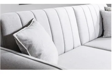 Pattyn Bäddsoffa i Tyg med Träben - Beige - Möbler - Soffa - Bäddsoffa