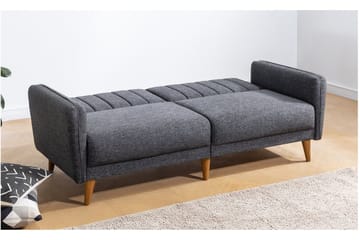 Pattyn Bäddsoffa i Tyg med Träben - Grå - Möbler - Soffa - Bäddsoffa