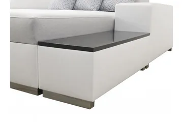 Perseo Divanbäddsoffa 358x282x95 cm LED-belysning - Grå/Vit - Möbler - Soffa - Bäddsoffa