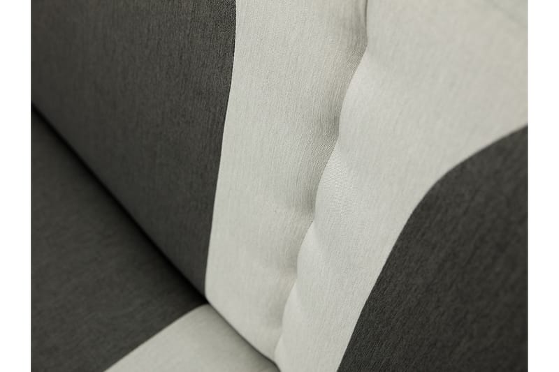 Pinto 3-sits Rektangulär Bäddsoffa i Tyg - Röd|Svart - Möbler - Soffa - Bäddsoffa