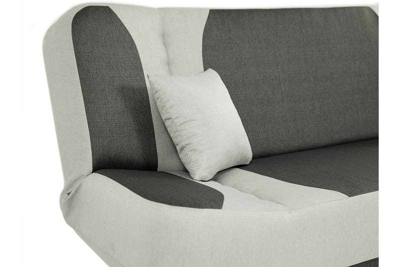 Pinto 3-sits Rektangulär Bäddsoffa i Tyg - Röd|Svart - Möbler - Soffa - Bäddsoffa