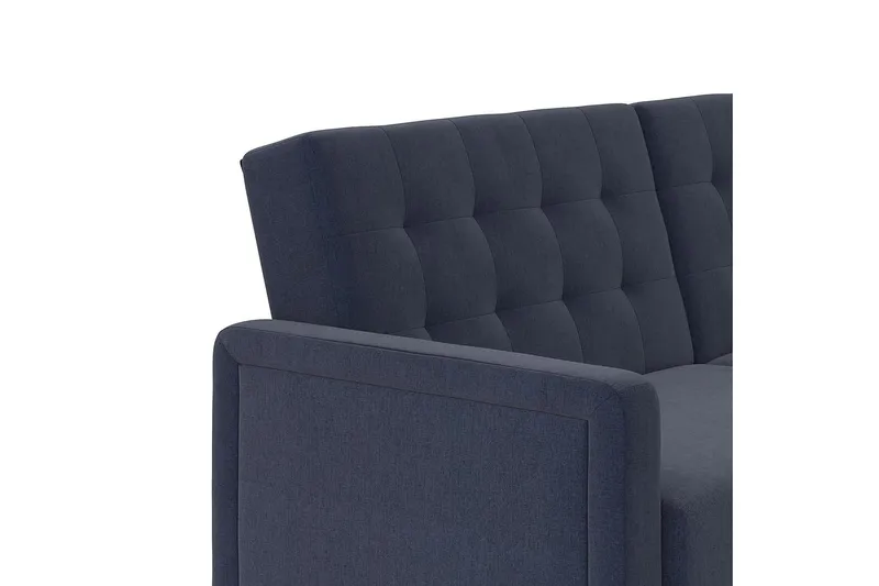 Porter 2-sits Bäddsoffa Linneblå - Dorel Home - Möbler - Soffa - Bäddsoffa - Längsbäddad bäddsoffa