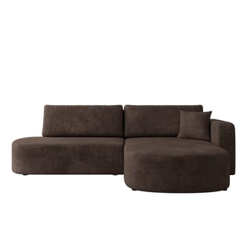 Pryda 4-sits Bäddsoffa divan höger med förvaring