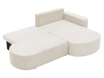 Pryda 4-sits Bäddsoffa divan höger med förvaring - svart - Möbler - Soffa - Bäddsoffa