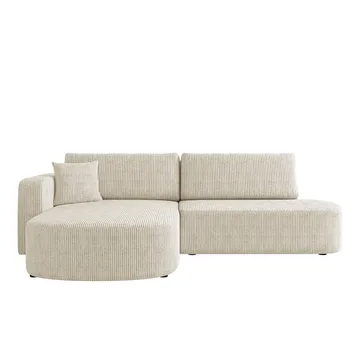 Pryda 4-sits Bäddsoffa divan vänster med förvaring