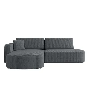 Pryda 4-sits Bäddsoffa divan vänster med förvaring