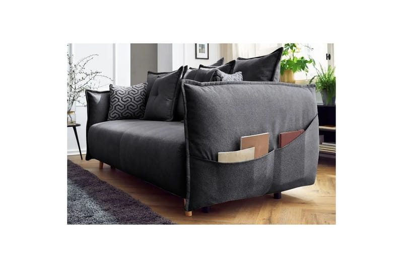 Puffin Bäddsoffa 3-sits - Antracit - Möbler - Soffa - Bäddsoffa