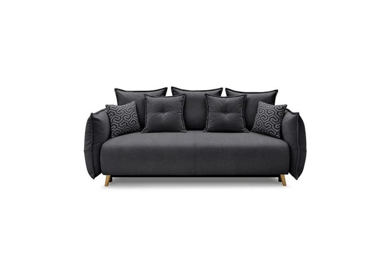 Puffin Bäddsoffa 3-sits, Antracit