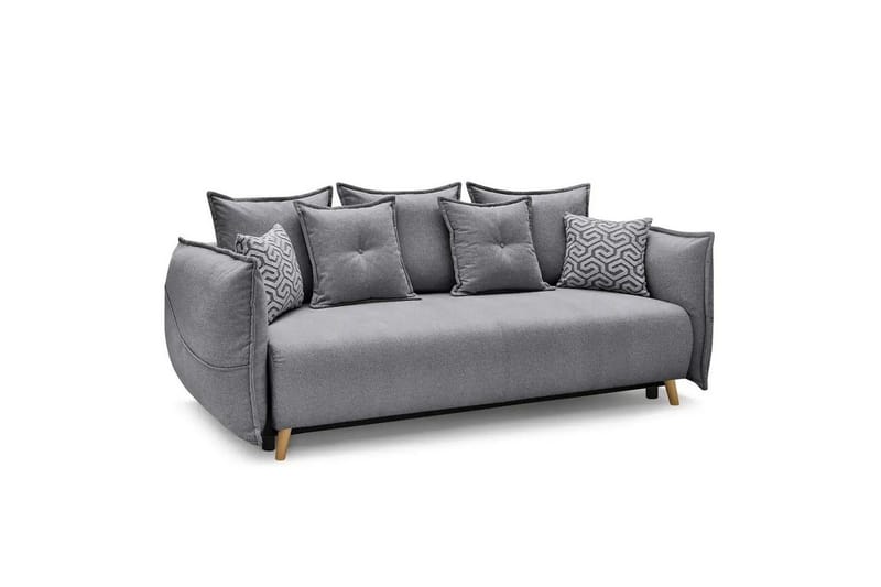 Puffin Bäddsoffa 3-sits - Grå - Möbler - Soffa - Bäddsoffa