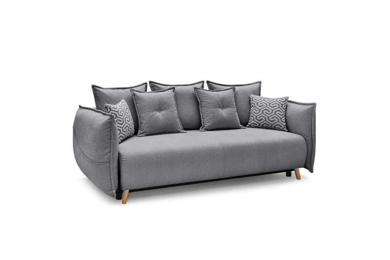 Puffin Bäddsoffa 3-sits - Grå - Möbler - Soffa - Bäddsoffa