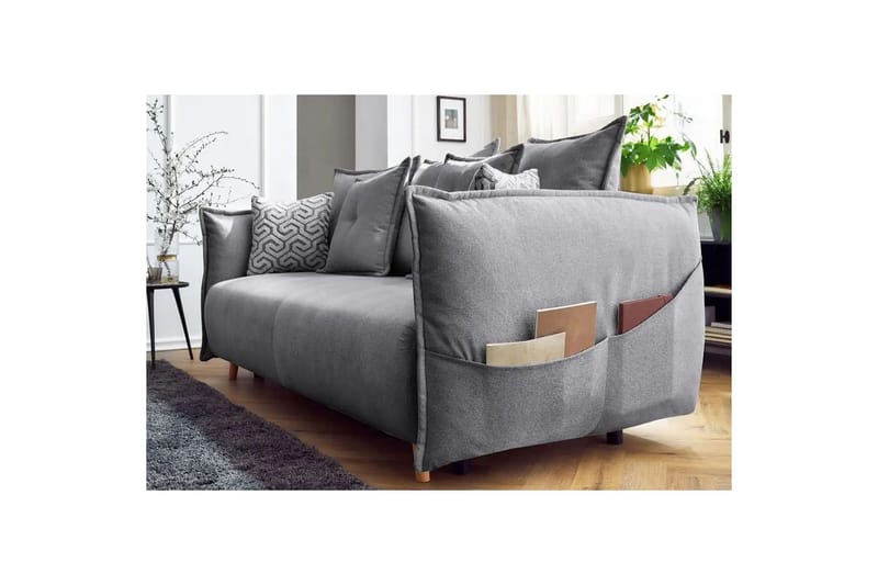 Puffin Bäddsoffa 3-sits - Grå - Möbler - Soffa - Bäddsoffa