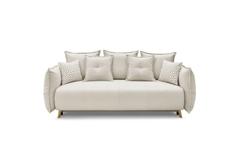 Puffin Bäddsoffa 3-sits, Krämvit