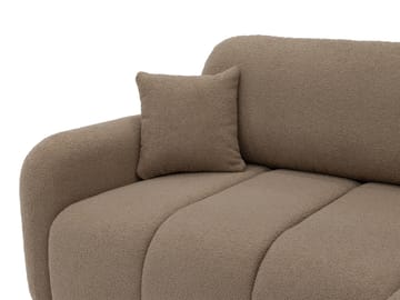 Quarlos 3-sits Bäddsoffa med Divan Vänster och Förvaring - Grå - Möbler - Soffa - Bäddsoffa