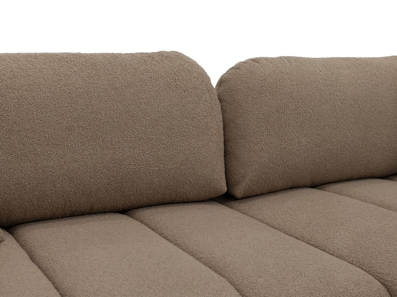 Quarlos 3-sits Bäddsoffa med Divan Vänster och Förvaring - Grå - Möbler - Soffa - Bäddsoffa