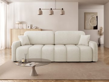 Quarlos 3-sits Bäddsoffa med Förvaring - Beige - Möbler - Soffa - Bäddsoffa