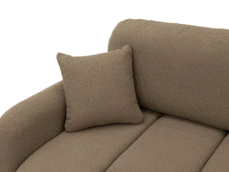 Quarlos 3-sits Bäddsoffa med Förvaring - Brun - Möbler - Soffa - Bäddsoffa
