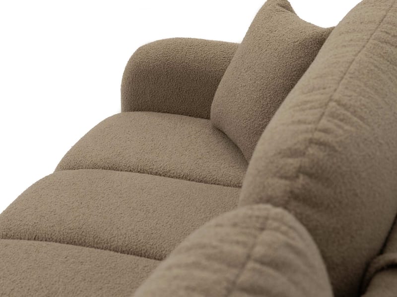Quarlos 3-sits Bäddsoffa med Förvaring - Brun - Möbler - Soffa - Bäddsoffa