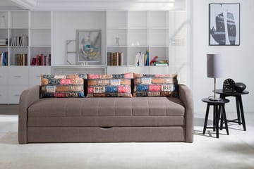 Rafal Bäddsoffa 208x76x75 cm - Brun - Möbler - Soffa - Bäddsoffa