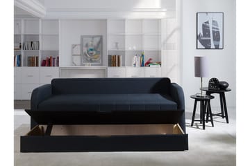 Rafal Bäddsoffa 208x76x75 cm - Svart - Möbler - Soffa - Bäddsoffa