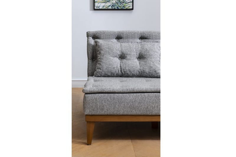 Raguel Bäddsoffa 3-sits - Grå - Möbler - Soffa - Bäddsoffa