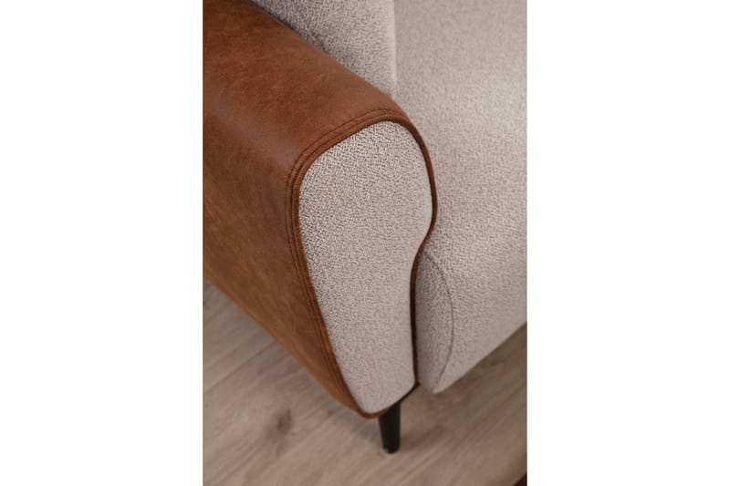 Rebelo 3-sits Bäddsoffa - Beige - Möbler - Soffa - Bäddsoffa