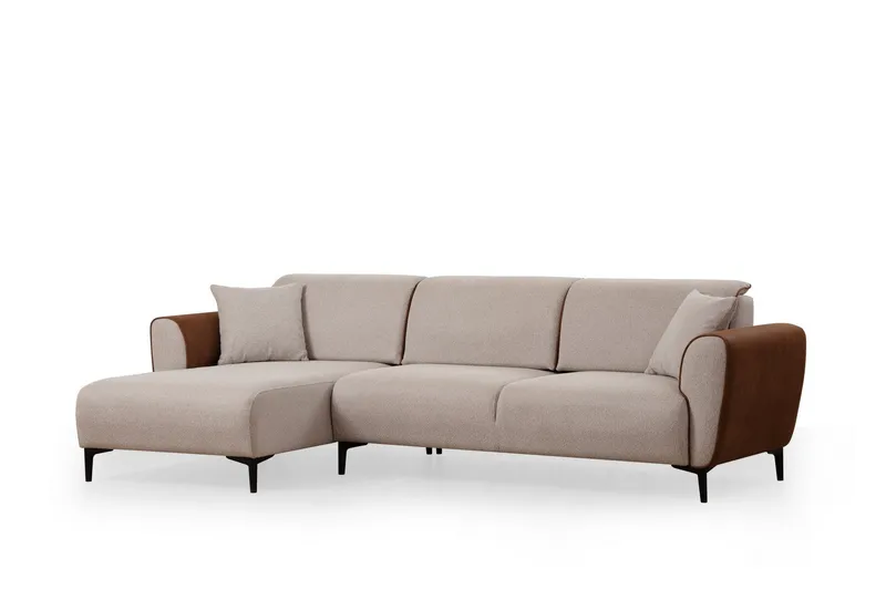 Rebelo Bäddsoffa med divan - Beige - Möbler - Soffa - Bäddsoffa