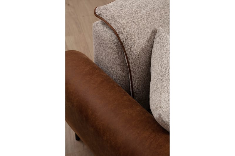 Rebelo Bäddsoffa med divan - Beige - Möbler - Soffa - Bäddsoffa