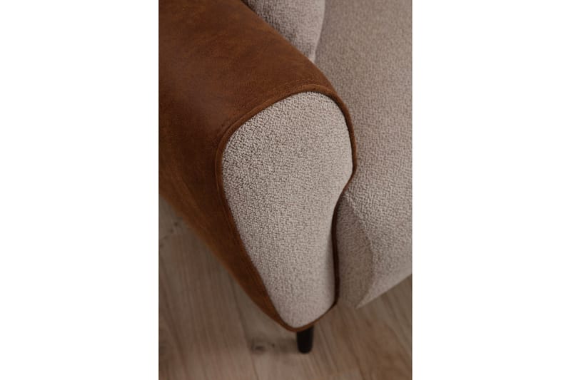 Rebelo Bäddsoffa med divan - Beige - Möbler - Soffa - Bäddsoffa