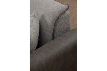 Rebelo Bäddsoffa med divan - Grå - Möbler - Soffa - Bäddsoffa