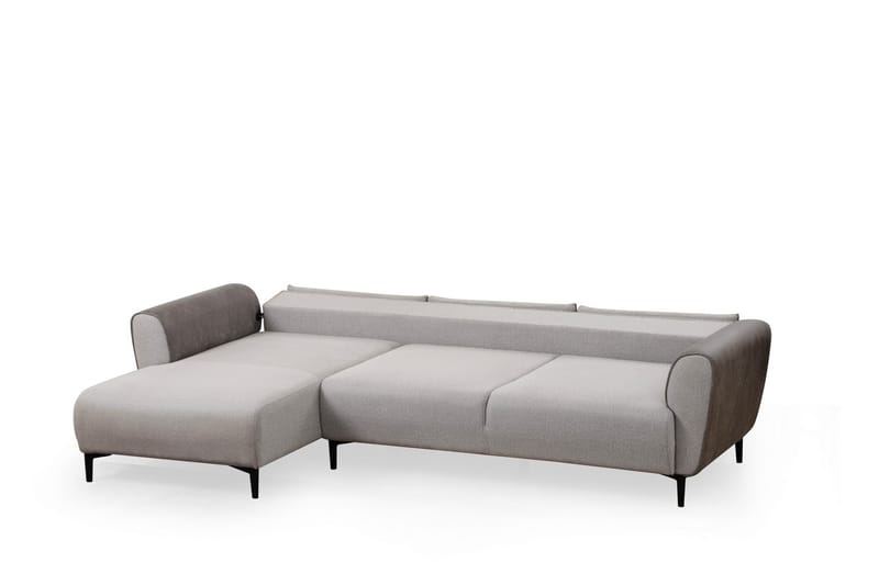 Rebelo Bäddsoffa med divan - Grå - Möbler - Soffa - Bäddsoffa