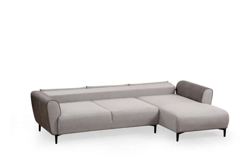 Rebelo Bäddsoffa med divan - Grå - Möbler - Soffa - Bäddsoffa
