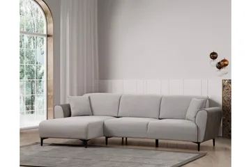 Rebelo Bäddsoffa med divan - Grå - Möbler - Soffa - Bäddsoffa