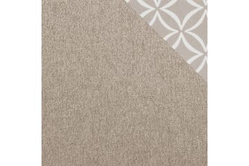 Redes 2-sits Rektangulär Längsbäddad Bäddsoffa 116x195 cm med Förvaring i Tyg - Beige - Möbler - Soffa - Bäddsoffa