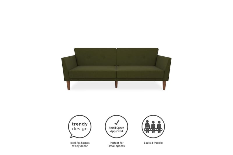 Regal 2-sits Bäddsoffa Grön - Novogratz - Möbler - Soffa - Bäddsoffa