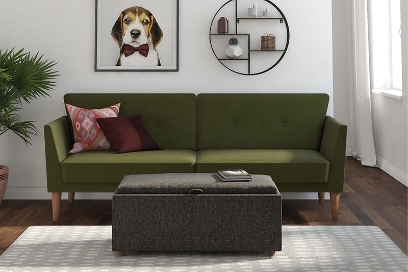 Regal 2-sits Bäddsoffa Grön - Novogratz - Möbler - Soffa - Bäddsoffa