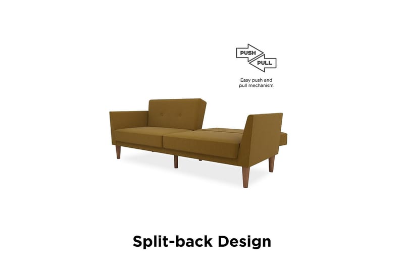 Regal 2-sits Bäddsoffa Gul - Novogratz - Möbler - Soffa - Bäddsoffa