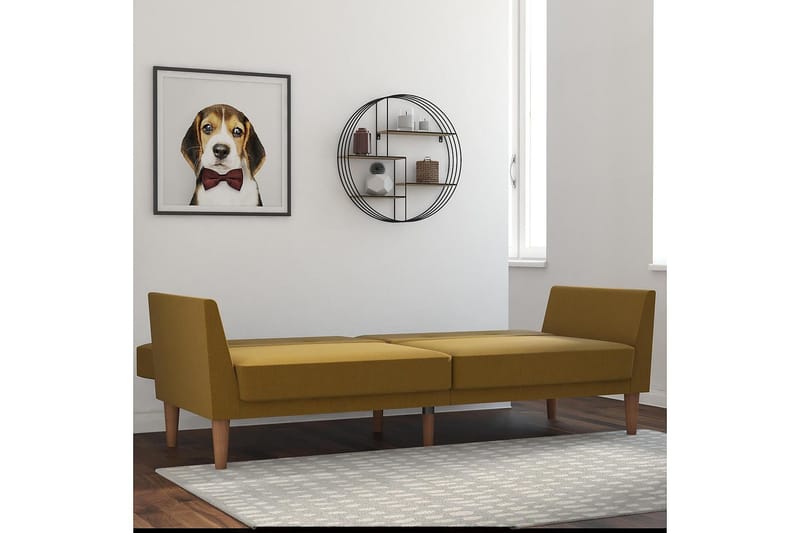 Regal 2-sits Bäddsoffa Gul - Novogratz - Möbler - Soffa - Bäddsoffa