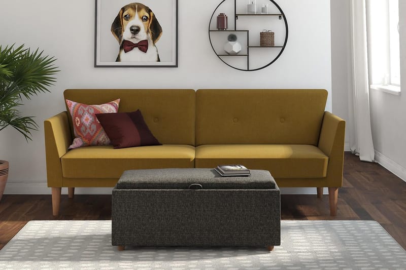 Regal 2-sits Bäddsoffa Gul - Novogratz - Möbler - Soffa - Bäddsoffa