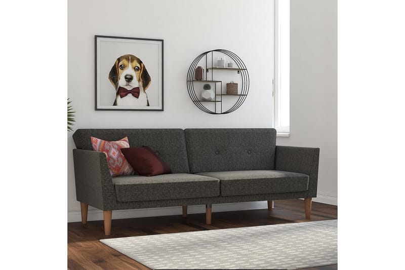 Regal 2-sits Bäddsoffa Mörkgrå - Novogratz - Möbler - Soffa - Bäddsoffa