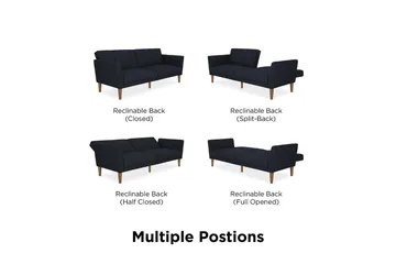 Regal 2-sits Bäddsoffa Marinblå - Novogratz - Möbler - Soffa - Bäddsoffa